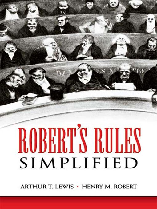 Cover image for Robert's Rules Simplified